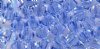 25, 4mm Light Sapphire Swarovski Bicone Beads
